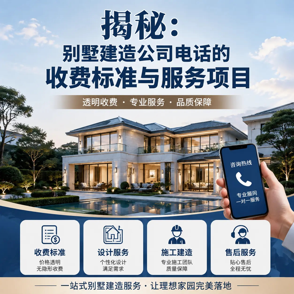 揭秘:赫章别墅建造公司电话的收费标准与服务项目