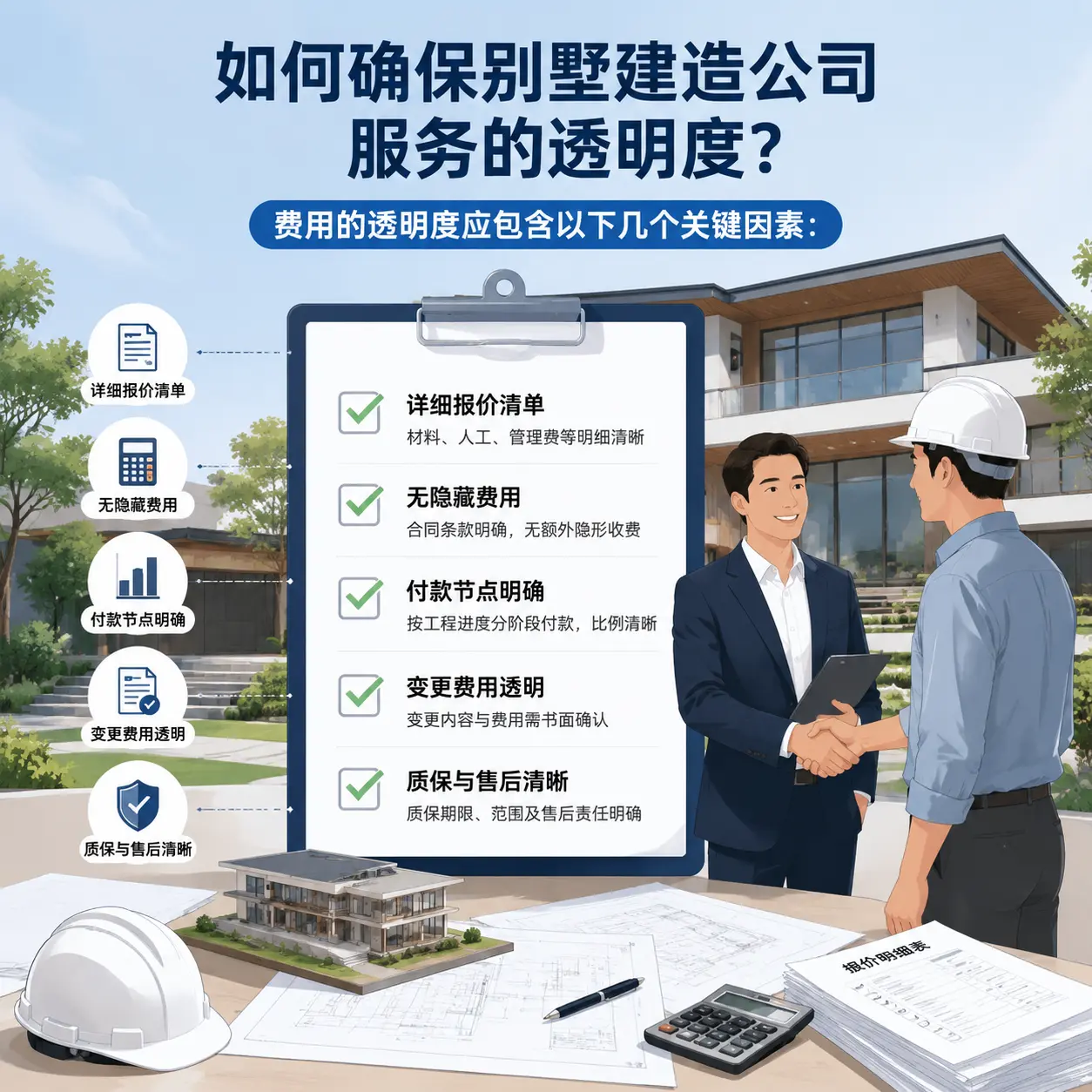 在 赫章 如何确保别墅建造公司服务的透明度？