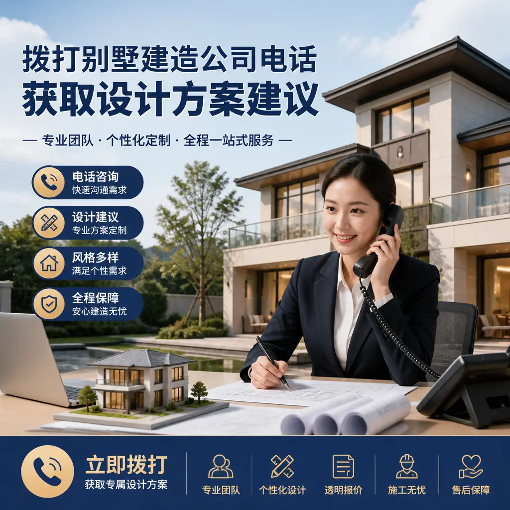 拨打赫章别墅建造公司电话，获取设计方案建议