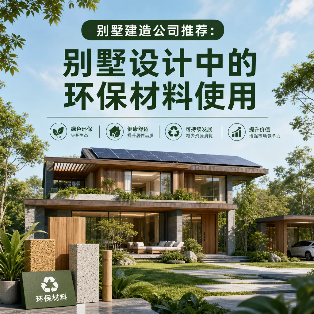 别墅建造公司推荐: 赫章 别墅设计中的环保材料使用